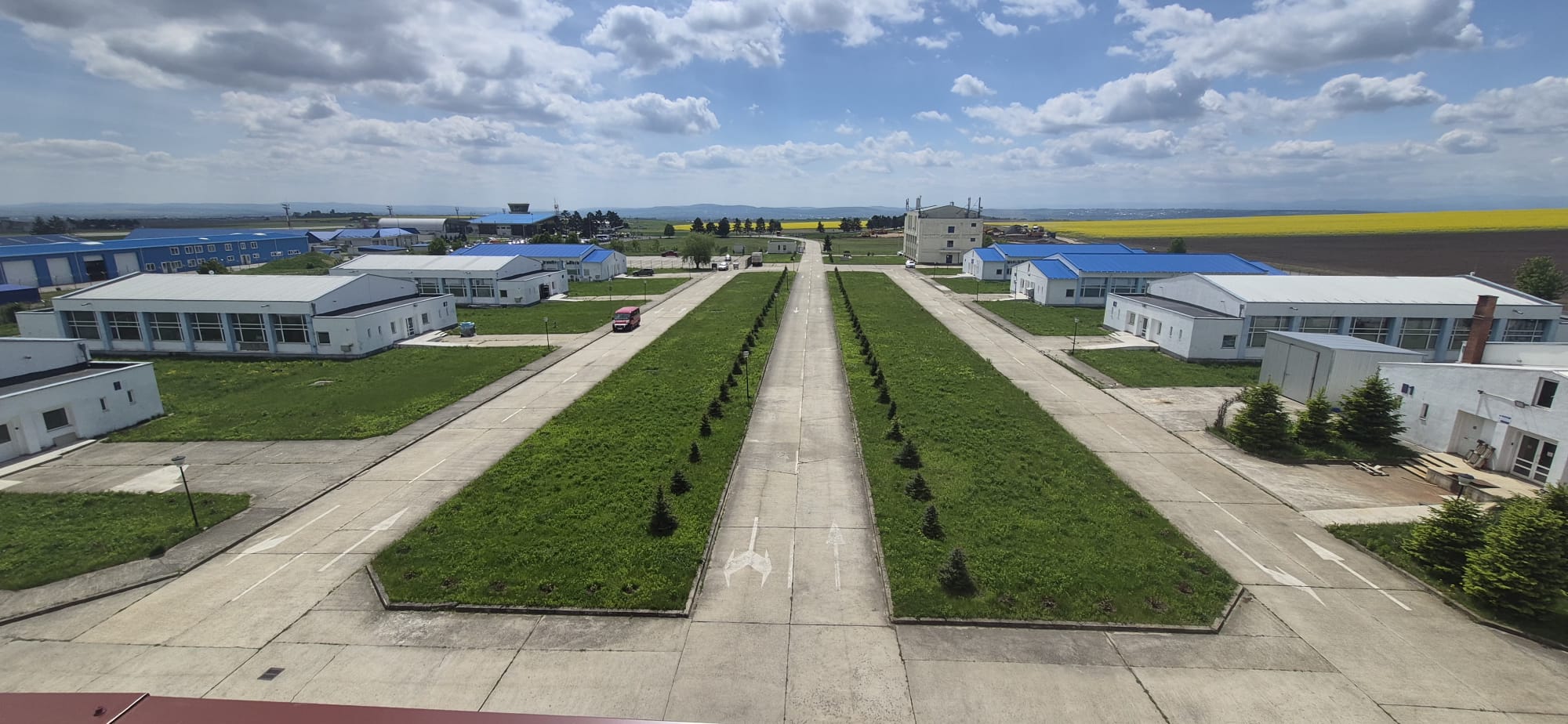 Aleea centrala a Parcului Industrial Bucovina