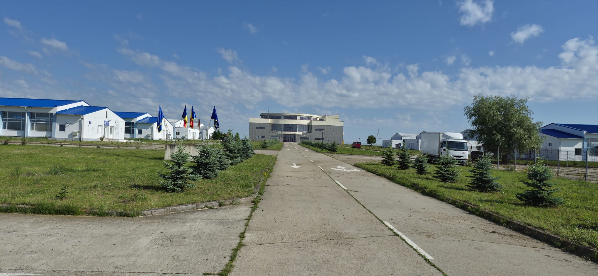 Intrarea principala in Parcuri Industriale Bucovina